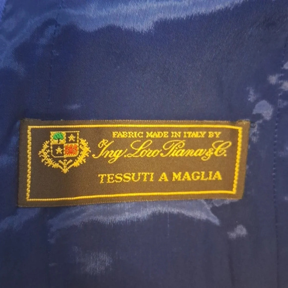 Escada Curacao blue  Loro Piana cashmere blazer SZ EU 34 - Picture 6 of 10